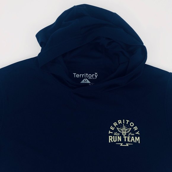 Territory Run Co Team Running Tech Hoodie M Medium - Picture 2 of 13